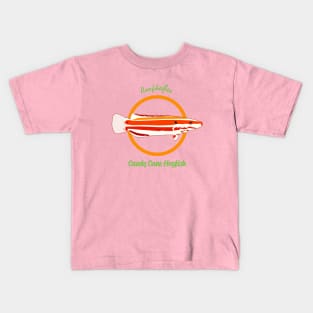 Candy Cane Hogfish Kids T-Shirt